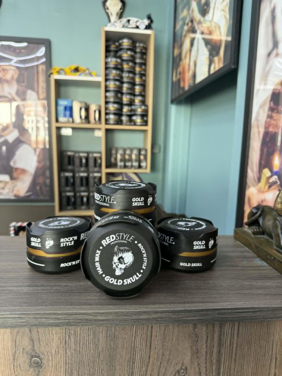 RedStyle Gold Skull Rock'n Style Hair Wax